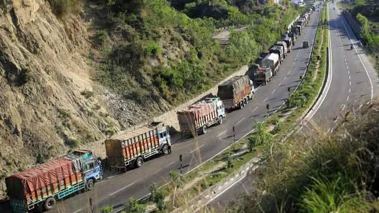 Private transporters' strike against toll plaza in J&K's Samba: Day 2 Jammu
