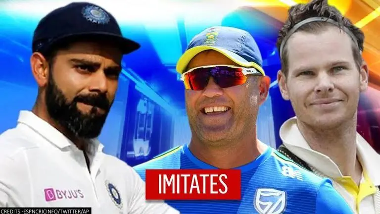 Virat Kohli has a gala time during practice, imitates Kallis & Smith's cricketing actions Virat Kohli