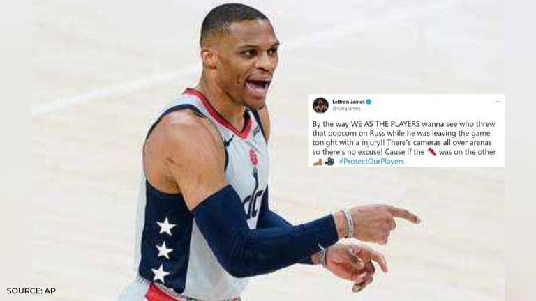 Who Threw Popcorn At Westbrook Lakers Superstar Lebron James Wants To Who Threw Popcorn At Westbrook Lakers Superstar Lebron James Wants To