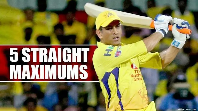 MS Dhoni back! Watch him hit five straight sixes in CSK net practice MS Dhoni