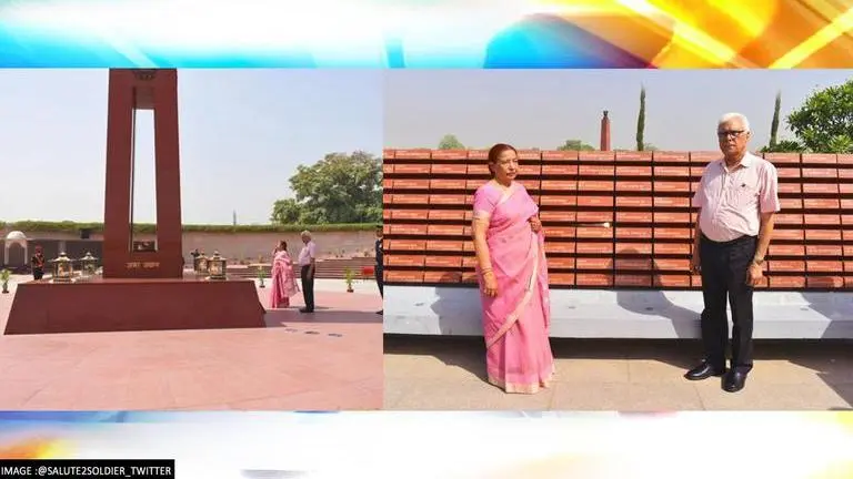 Late Maj Mohit Sharma's parents, batchmates lay wreath at Delhi's War Memorial; pay homage Mohit Sharma