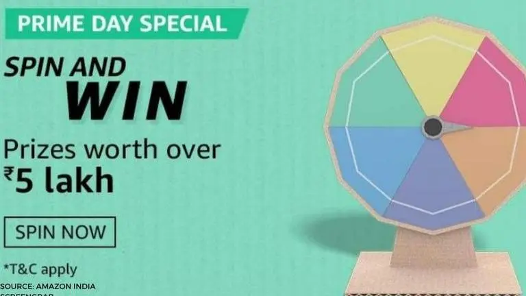 Amazon Spin and Win Contest Answers: Get a chance to win Rs. 5 lakhs Amazon Spin and Win