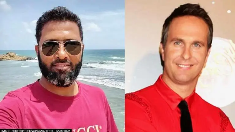 Vaughan responds to Wasim Jaffer's sly dig after India's win vs England in T20 WC warm-up T20 World Cup