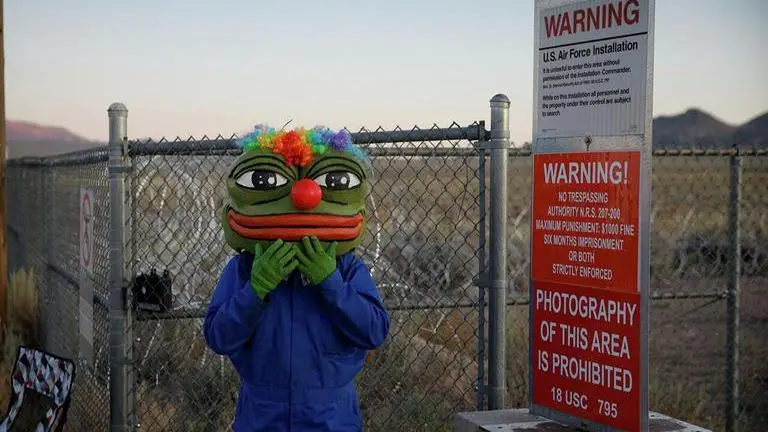 US: Man in clown mask breaks into Vegas airport to steal jet to 'see aliens' at Area 51 US
