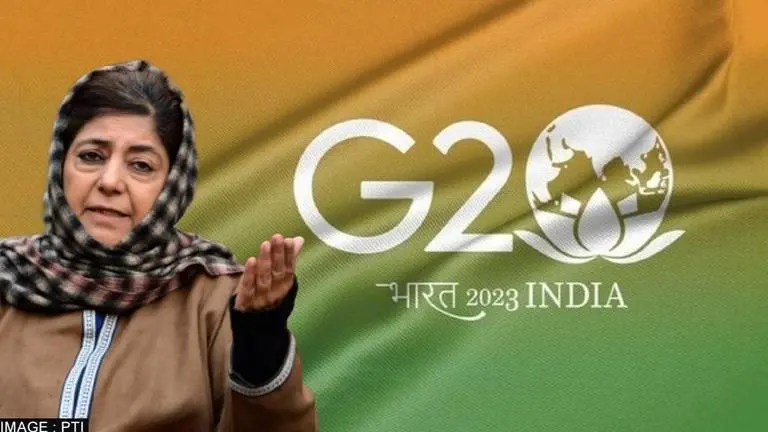 Mehbooba miffed with G20 lotus logo, draws bizarre Kashmir-Guantanamo comparison Mehbooba Mufti