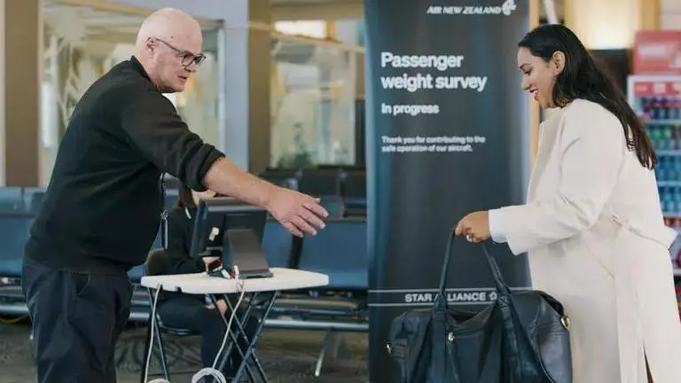 New Zealand airline asks passengers to weigh in before their flights New Zealand airline