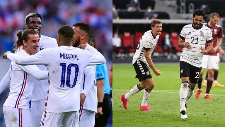 France vs Germany head to head record, European Championship history and squad strength France vs Germany head to head record