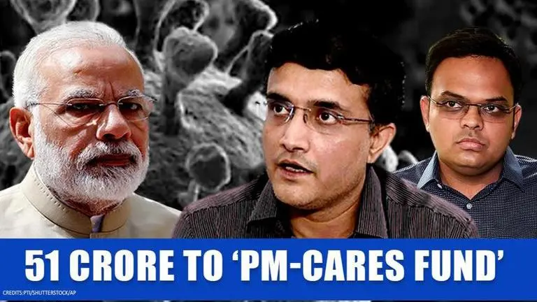BCCI to donate a sum of Rs. 51 Crore to 'PM-CARES Fund' to fight COVID-19 BCCI