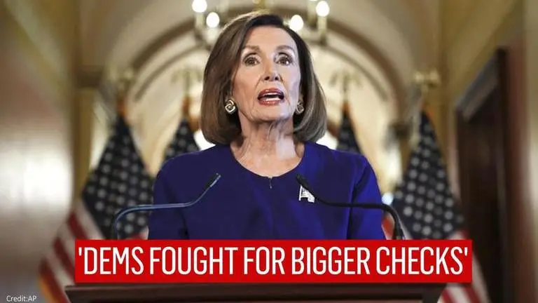 Pelosi sets up full floor vote on Monday to increase Americans' stimulus payments to $2000 Pelosi