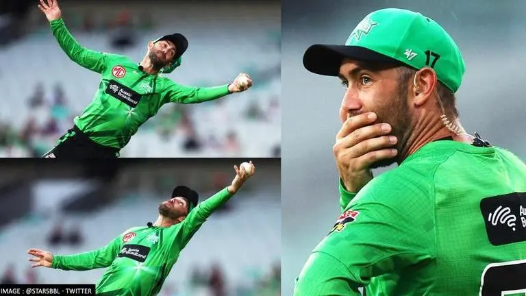 WATCH: Glenn Maxwell's priceless reaction after taking a stunning catch in BBL match Glenn Maxwell