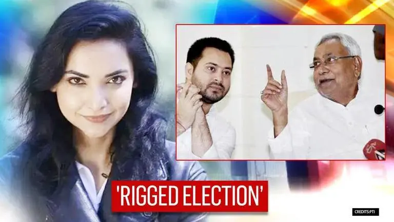 Plurals-face Pushpam Priya claims 'BJP rigged' Bihar elections as she trails on both seats Bihar Elections