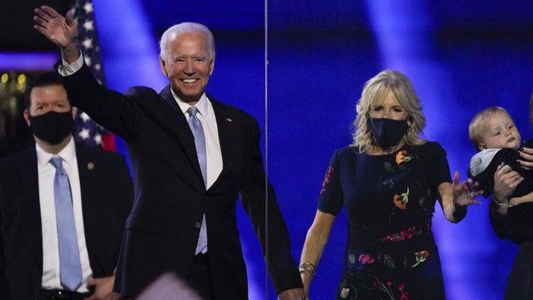 Joe Biden hugs Hunter, remembers late son Beau in his victory spe ...