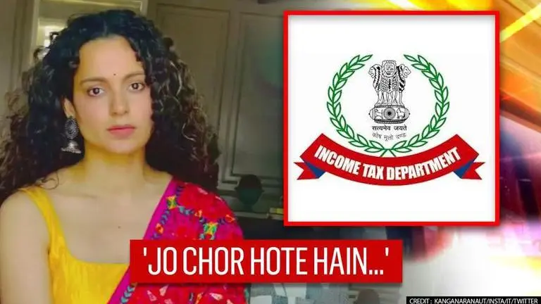 'Not just Tax Chors': Kangana Ranaut on IT Dept's statement on Bollywood linked raids Kangana Ranaut