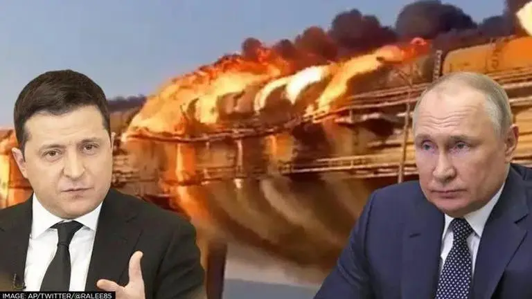 Crimea bridge blast can have 'serious' implications on Russia’s logistics amid war: UK MoD Crimea Bridge