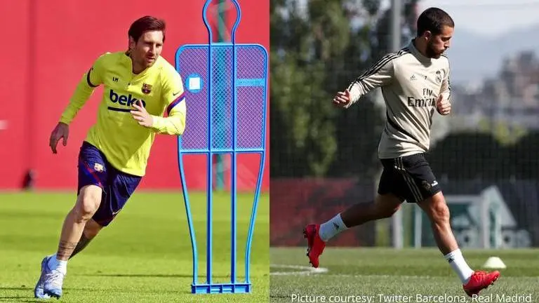 Barcelona and Real Madrid return to training in groups of 10 as LaLiga return looms Barcelona