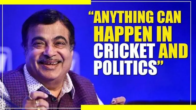 Gadkari's 'anything can happen in cricket & politics' quip resonates with new BJP-NCP govt Nitin Gadkari