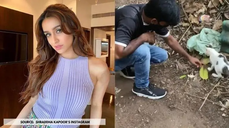 Shraddha Kapoor shares a video of cat getting rescued & it's full of love; see post Shraddha Kapoor