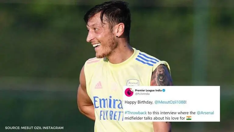Bollywood fan Mesut Ozil gets birthday wishes from Premier League India, fans react mesut ozil