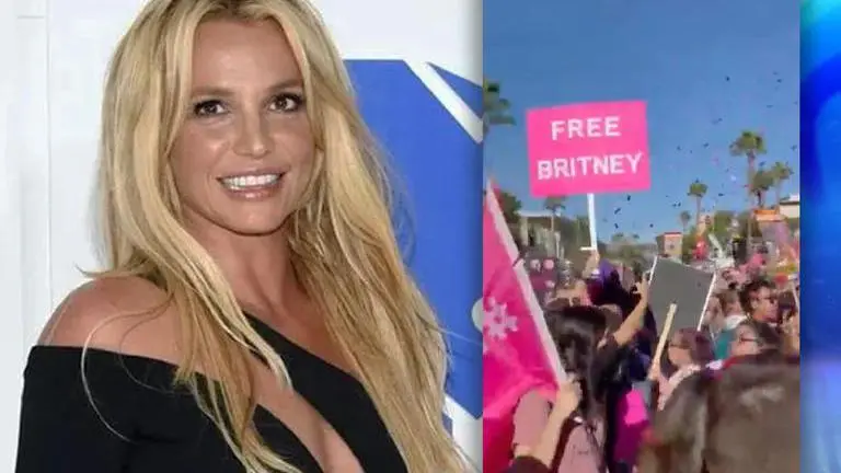 Watch Britney Spears' first reaction as US Court ends singer's 13-yr conservatorship case Britney Spears