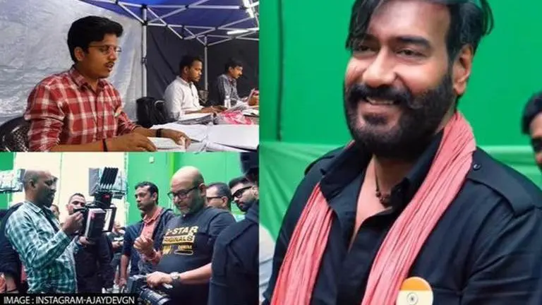 Ajay Devgn gives fans a sneak peek into Independence Day celebration from sets of 'Bholaa' Ajay Devgn