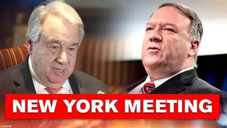 UN Chief Guterres to meet Mike Pompeo to discuss fresh sanctions on Iran UN Chief to meet US Secretary of State at his residence in New York