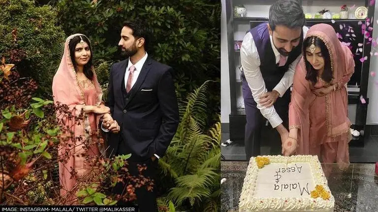 Malala Yousafzai's husband Asser Malik reveals why they cut ‘victory cake’ at wedding Asser Malik