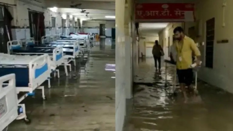 Cyclone Biparjoy: Hospital flooded after heavy rains in Rajasthan's Ajmer Cyclone Biparjoy