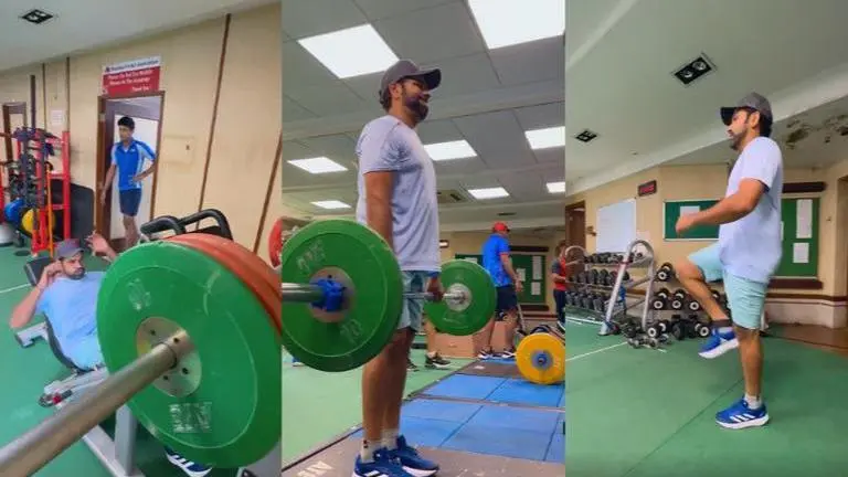 Rohit Sharma heads to the gym to get fit for Asia Cup, uploads video of his fun workout Rohit Sharma