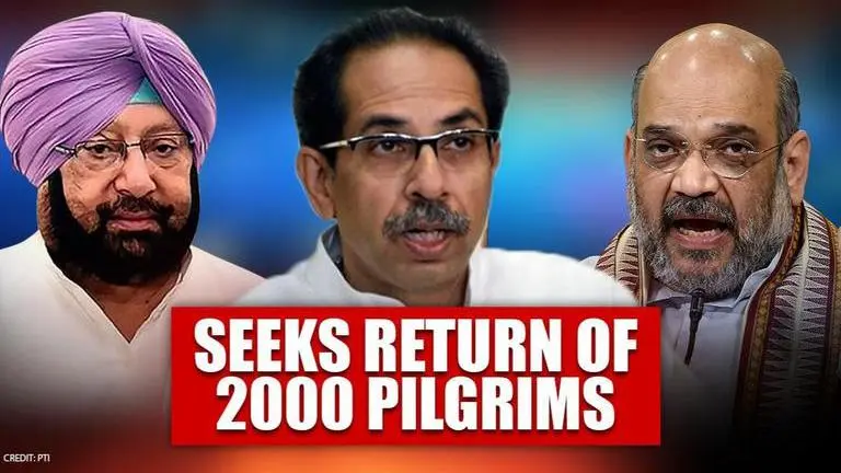 Punjab CM writes to Amit Shah & Thackeray seeking safe return of 2000 pilgrims in Nanded Punjab CM