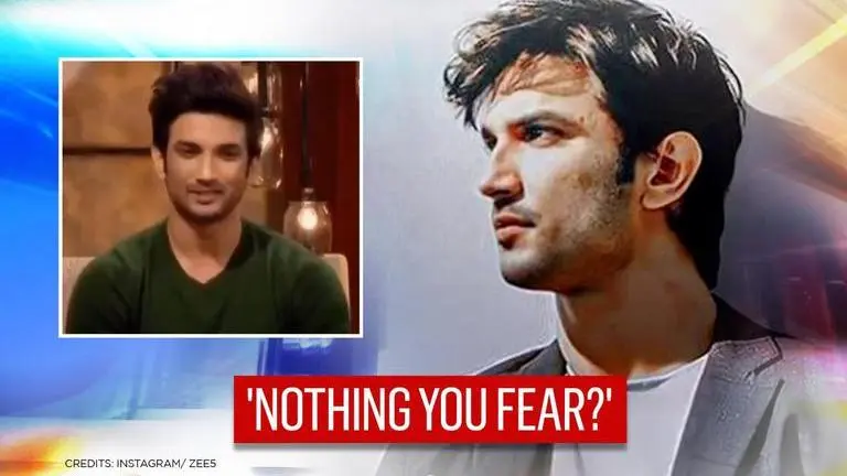 Sushant Singh Rajput 'feared only thing in life'; fans cite video to slam 'suicide' theory Sushant Singh Rajput feared only thing in life; fans cite video to slam 'suicide' theory