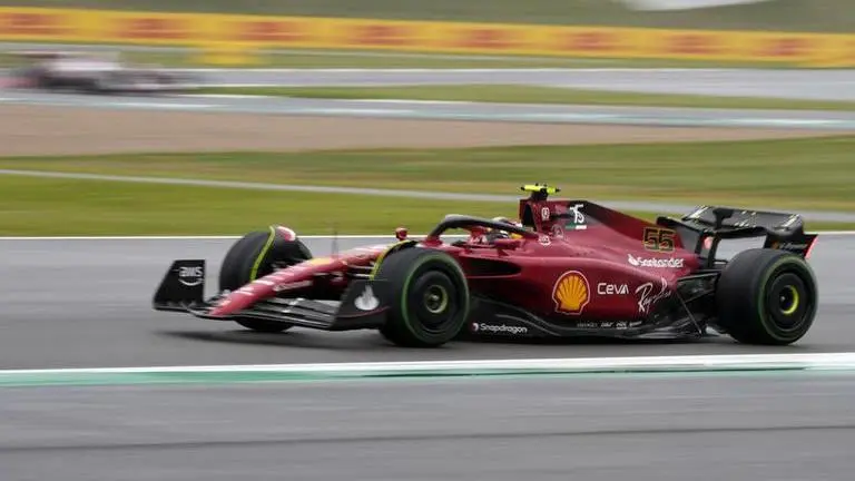 British GP qualifiyng results: Carlos Sainz claims maiden F1 pole Ferrari F1's Carlos Sainz at British GP