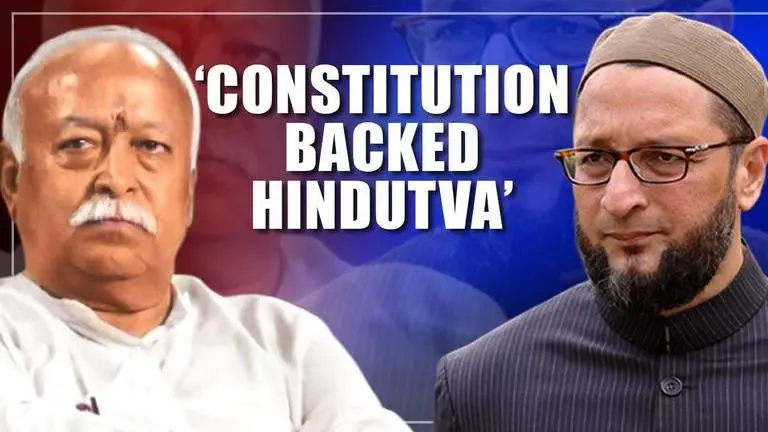 Mohan Bhagwat's 'Constitution-backed Hindutva' triggers acerbic Owaisi attack on RSS Mohan Bhagwat