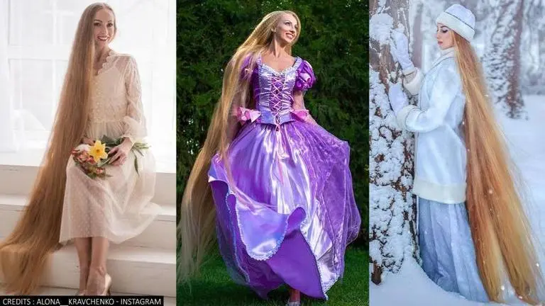 Ukrainian woman termed as 'Rapunzel' as she grows her hair out for 30 years Ukrainian