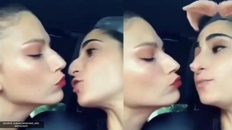 Nairobi from 'Money Heist' gives Tokyo a kiss while goofing around; Watch Money Heist