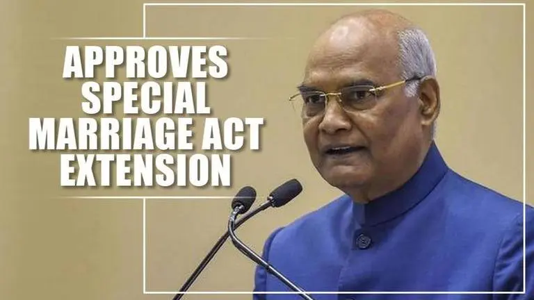 Sikkim: President Kovind approves extension of Special Marriage Act Sikkinm