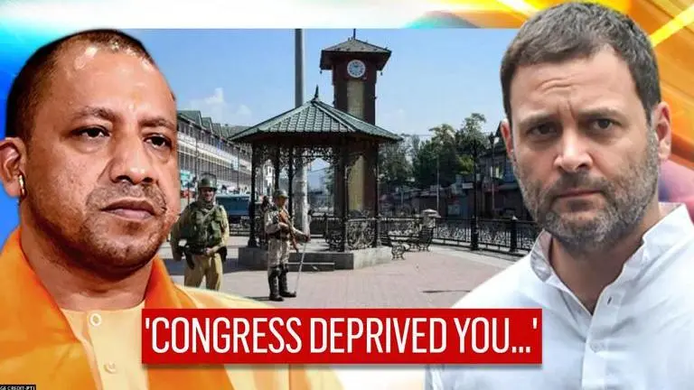 Bihar polls: UP CM hails Centre's initiatives in J&K, slams Cong for failing to deliver Yogi Adityanath