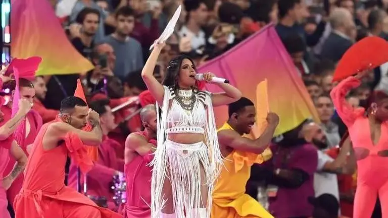 Camila Cabello performs at UEFA Champions League; pays homage to her Latin Heritage Camila Cabello