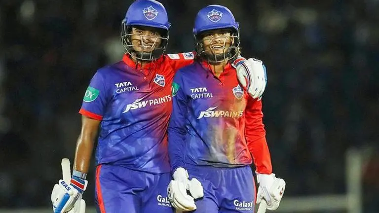 WPL Final 2023: Shikha and Radha enable Delhi Capitals to finish with 131/9 against MI in WPL final Radha Yadav and Shikha Pandey