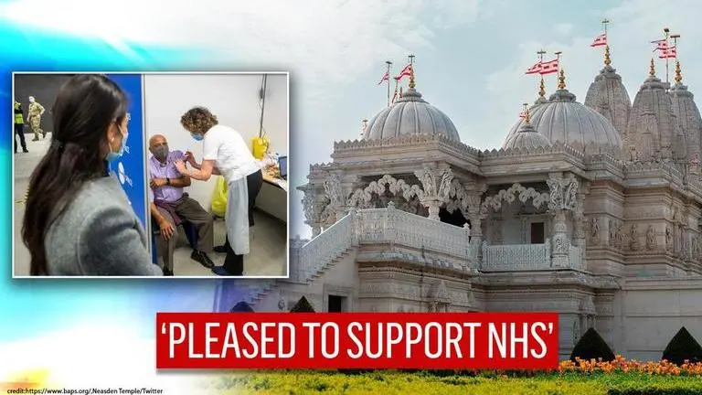 Europe's biggest Hindu temple helping people get vaccinated in UK Europe