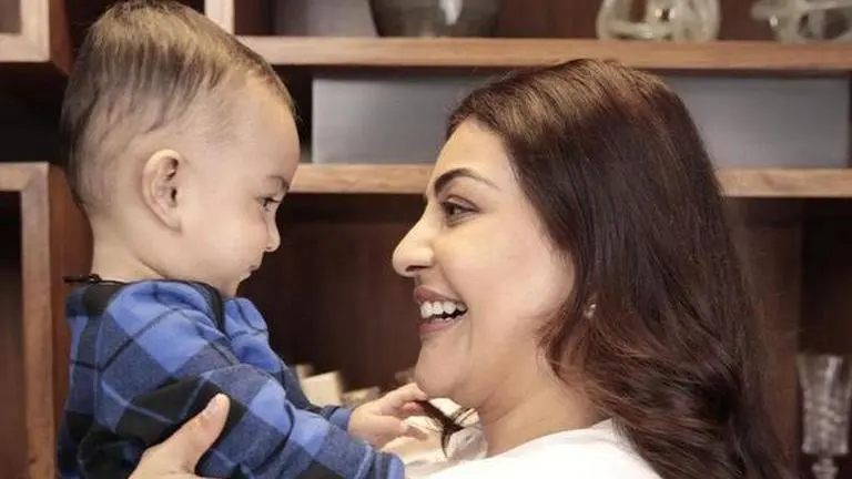 Kajal Aggarwal shares a glimpse of son Neil Kitchlu's first birthday Kajal Aggarwal