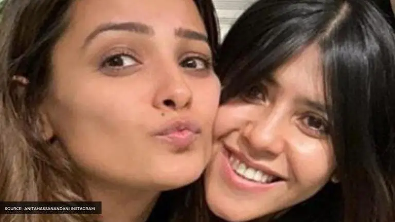 Anita Hassanandani posts an adorable throwback picture with BFF Ekta Kapoor anita Hassanandani