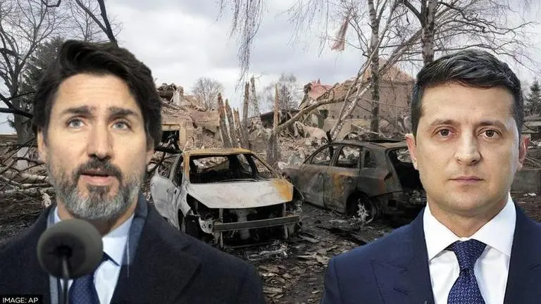 Zelenskyy discusses defence, financial support with Justin Trudeau as G7 Summit kicks off Zelenskyy