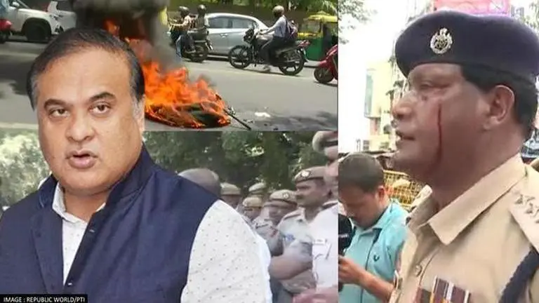 Assam CM assures action against those who attacked Guwahati cop; 'we have video recording' Assam