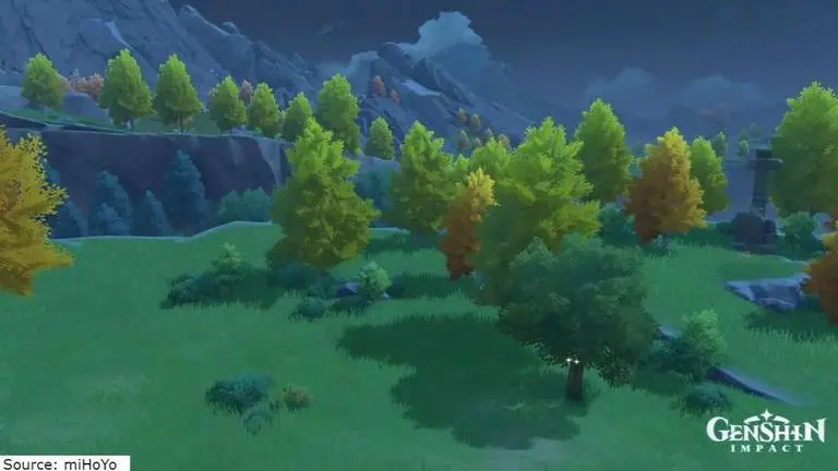 Genshin Impact Pine wood: Where to find these exclusive pine trees? Image Source: miHoYo