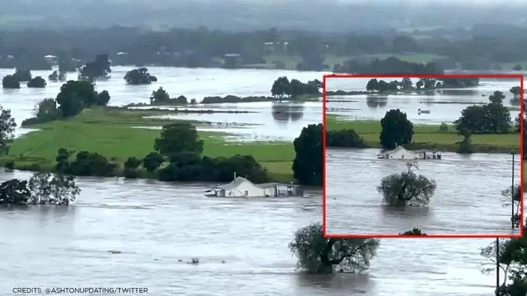 Australian couple left devastated as house washes away on 'day of wedding' in floods Australia