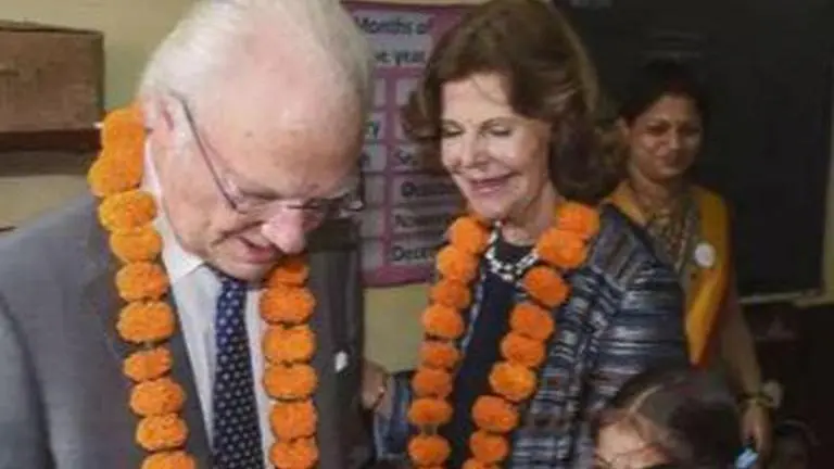 Swedish royal couple visit Ram Jhula Bridge in Uttarakhand Swedish royals