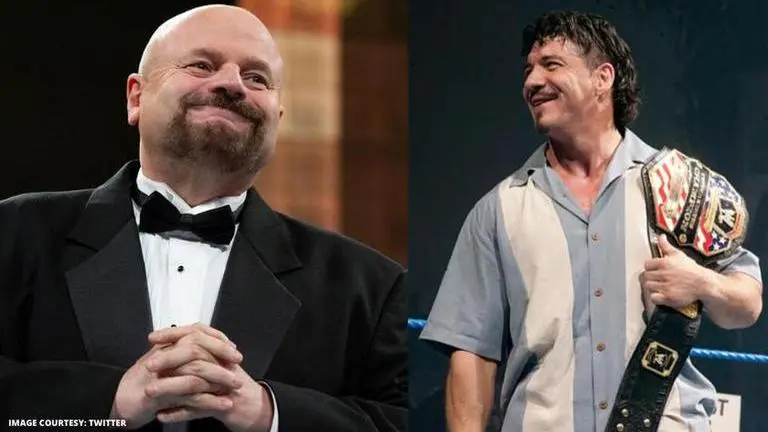 Howard Finkel, Vickie Guerrero and Eddie Guerrero