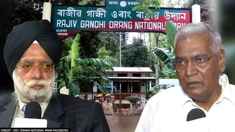Oppn cries foul on rechristening of Assam's national park by dropping Rajiv Gandhi's name Orang National Park, Congress, CPI, D Raja, KTS Tulsi