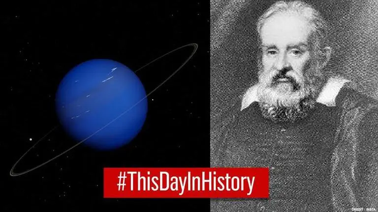 Galileo Galilei observed ‘Neptune’ on this day in 1612, had mistaken it for a 'star' Galileo Galilee