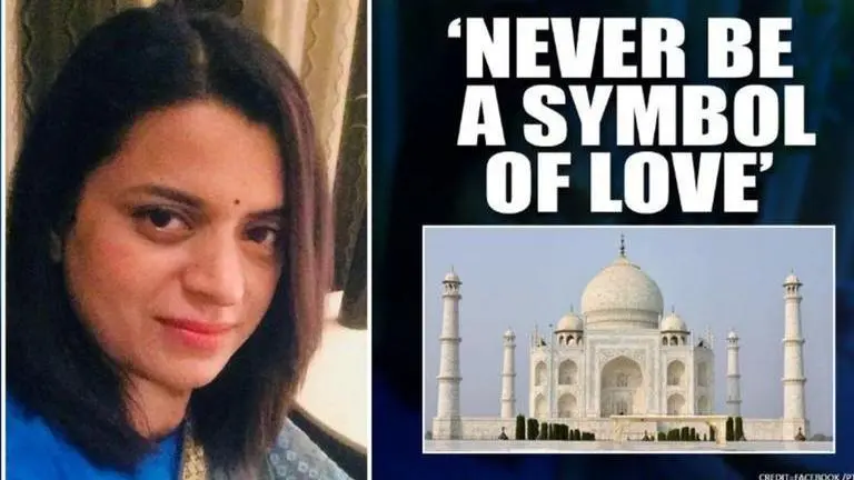 Rangoli Chandel causes stir by calling Taj Mahal a 'grave' rather than a 'Symbol of Love' Rangoli Chandel